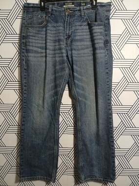 Mens Reclaim Relaxed Straight Jeans Size 36S
